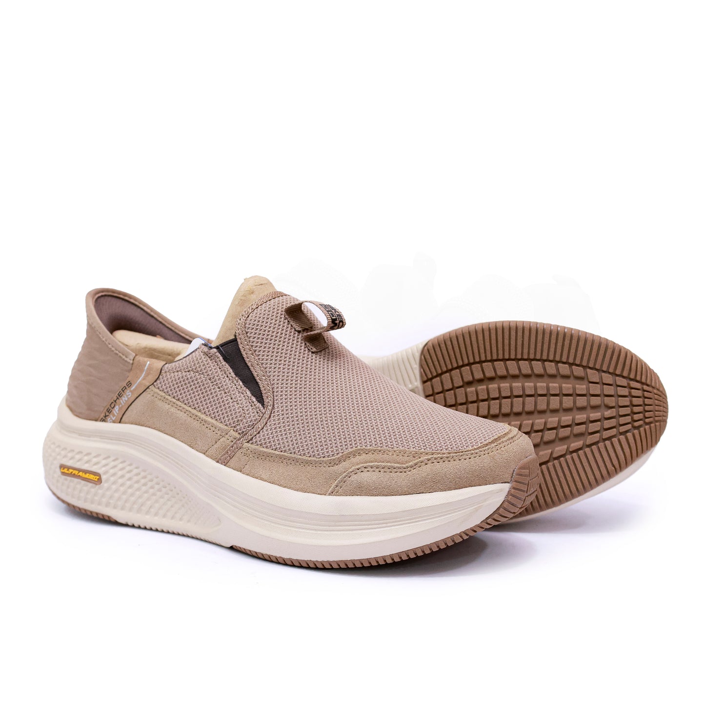 SKECHERS SLIP-INS ULTRA MIRROR BIEGE - 4209