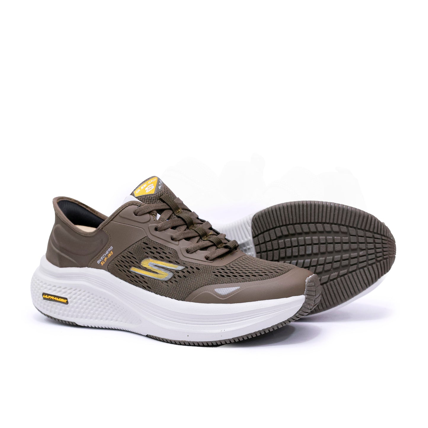 SKECHERS SLIP-INS MIRROR KHAKI - 4205