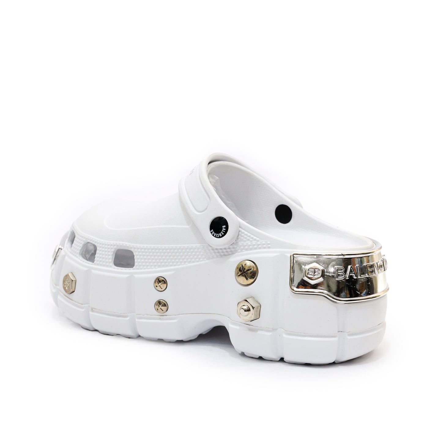 BALENCIAGA CROCS MIRROR WHITE - 4189
