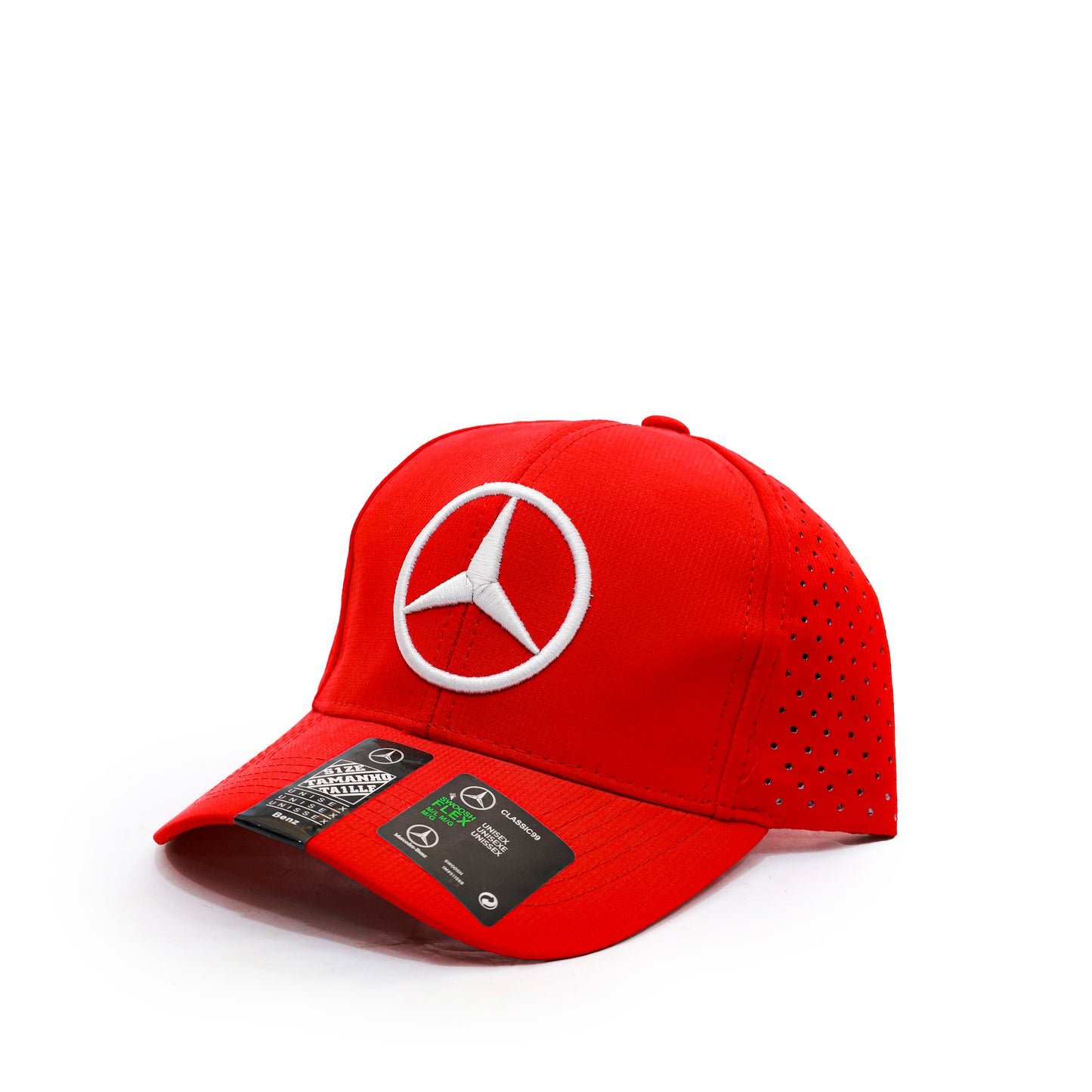 MERCEDES CAP MIRROR RED - 4182