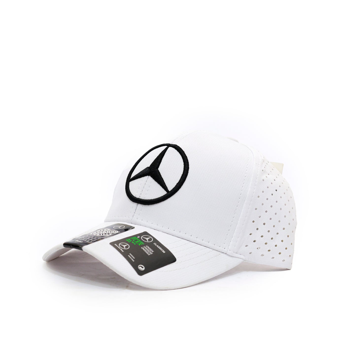 MERCEDES CAP MIRROR WHITE - 4181