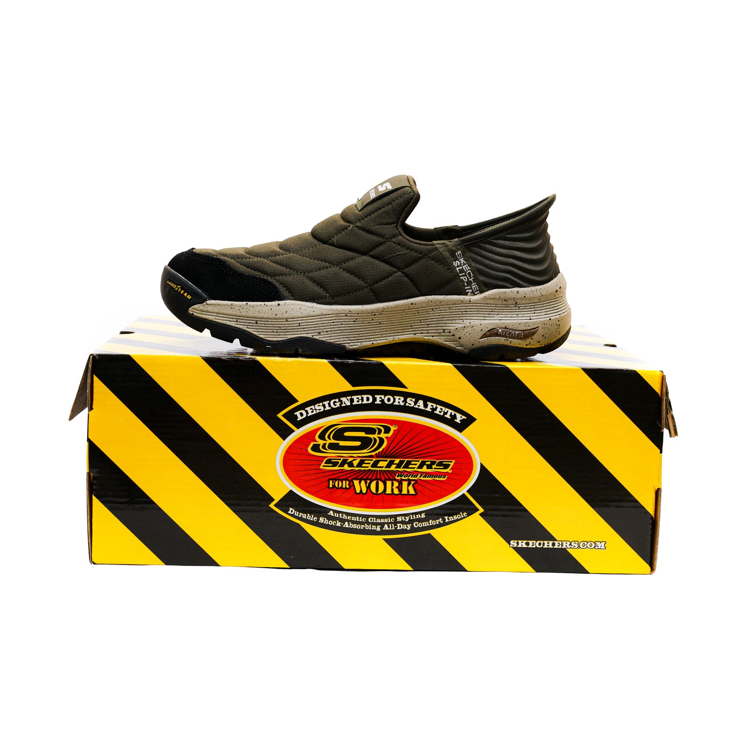 SKECHERS ARCH FIT MIRROR KHAKI - 4166