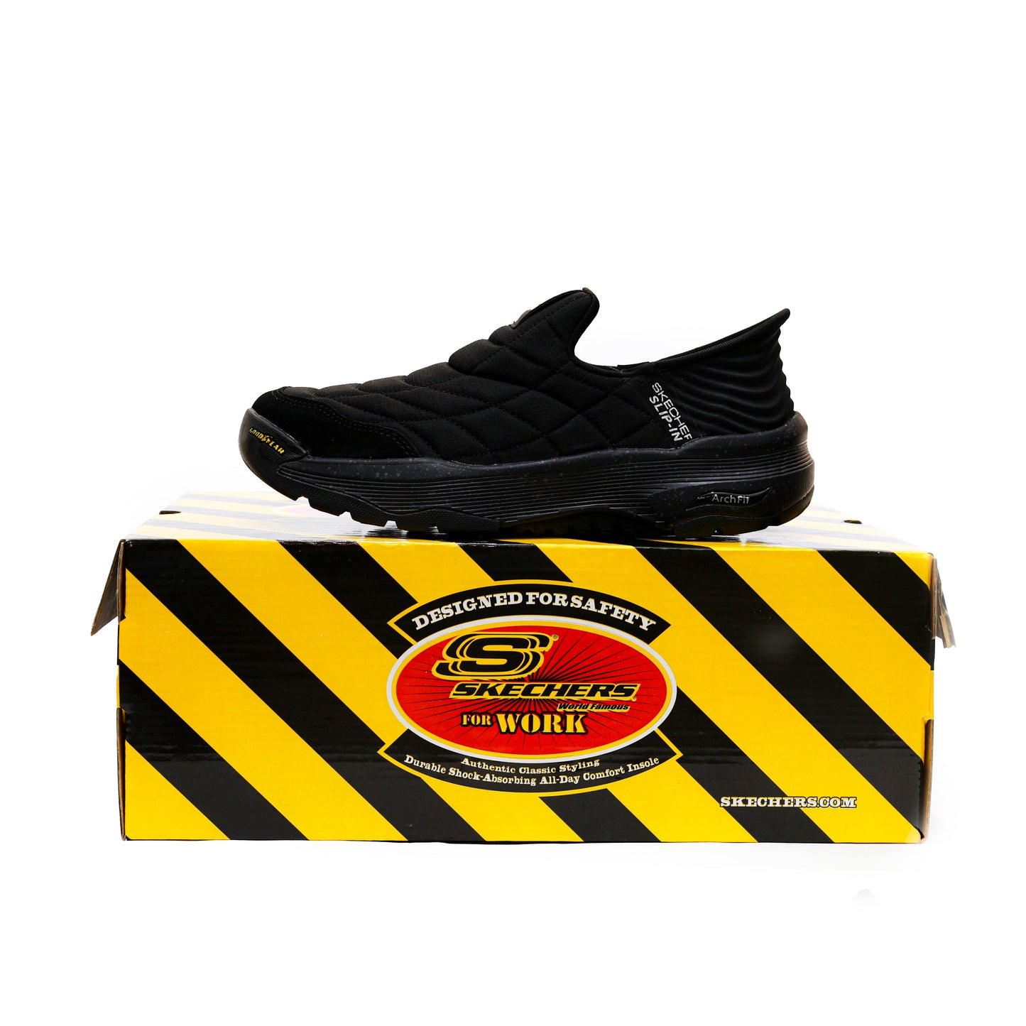 SKECHERS ARCH FIT MIRROR BLACK - 4167