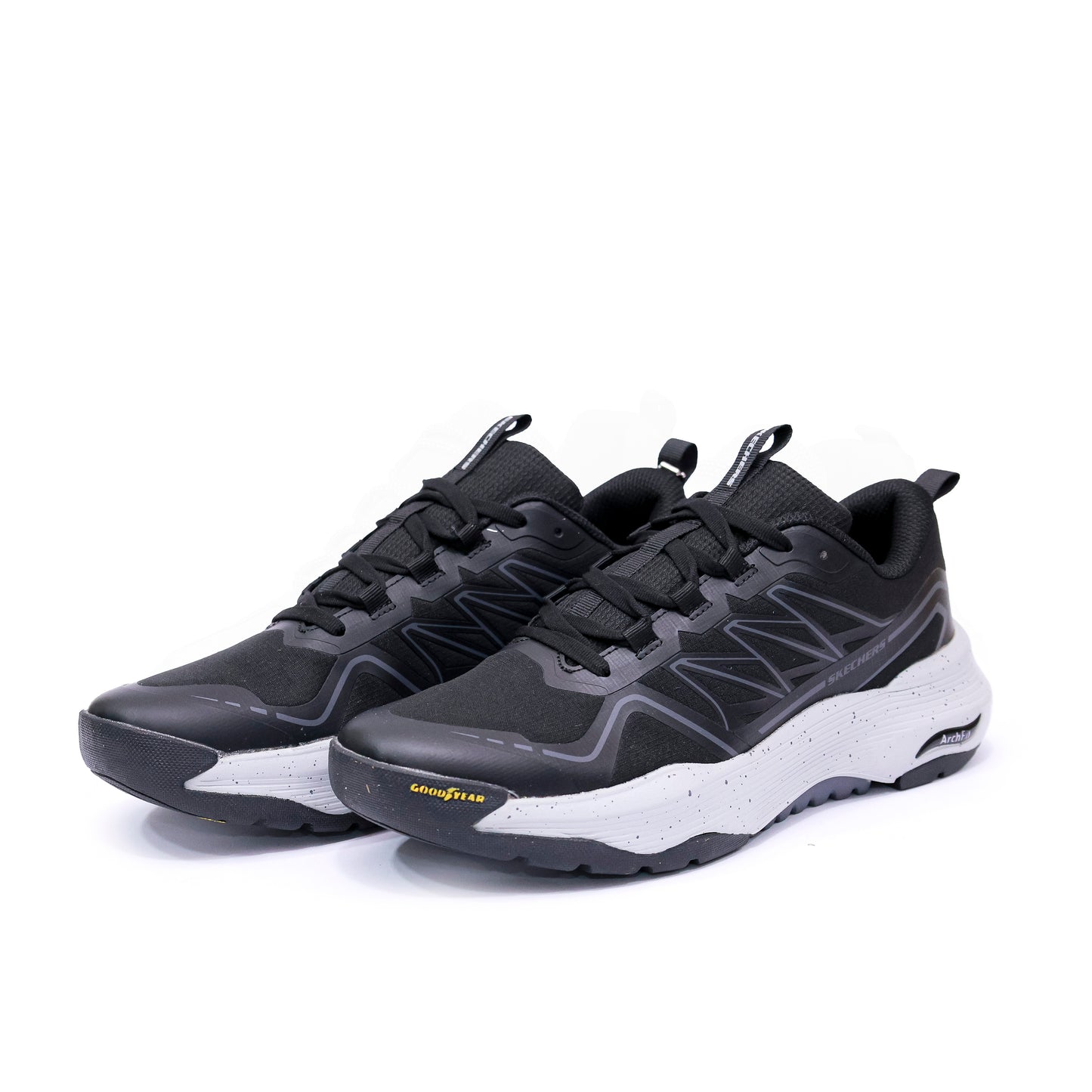 SKECHERS ARCH FIT GOOD YEAR MIRROR BLACK - 4195