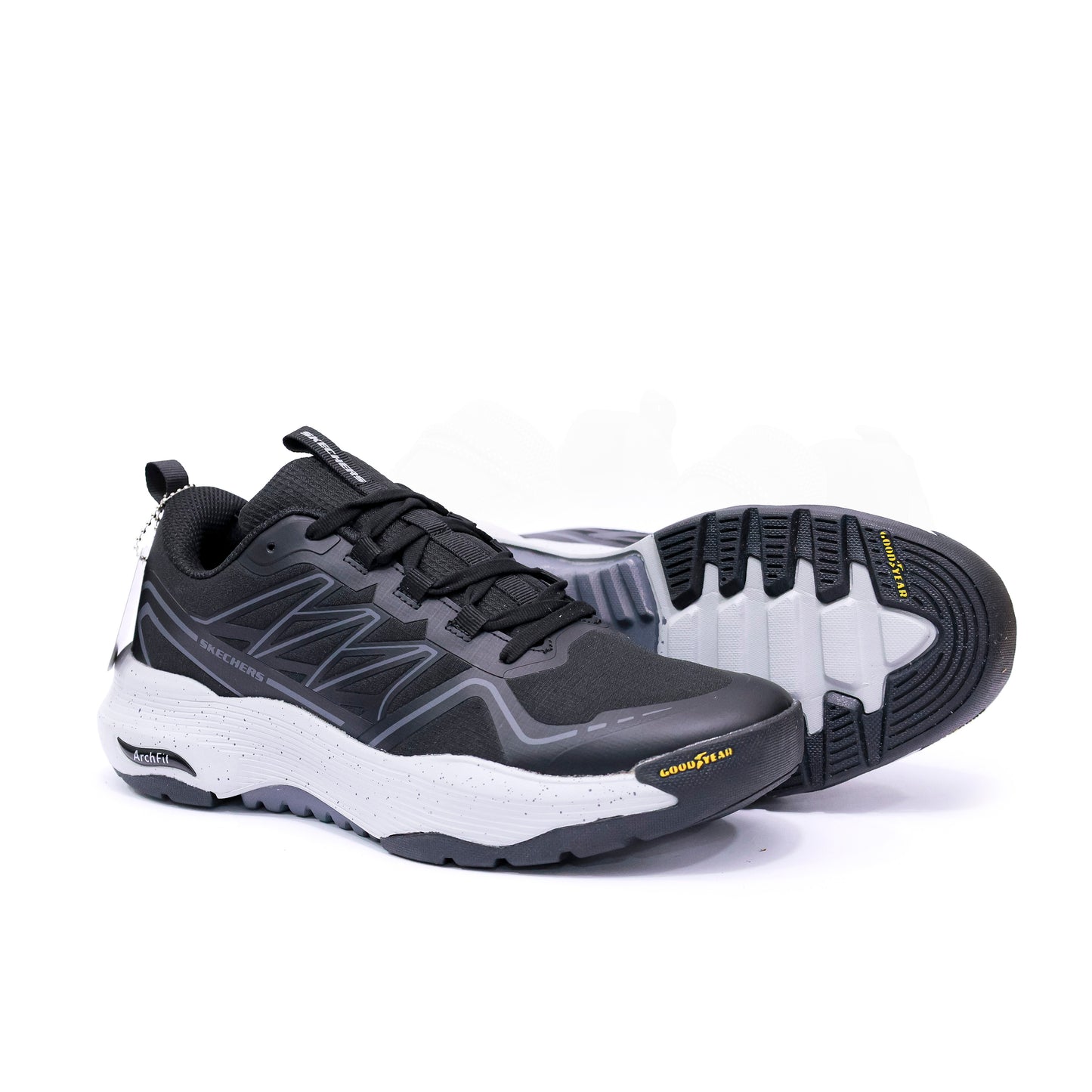 SKECHERS ARCH FIT GOOD YEAR MIRROR BLACK - 4195
