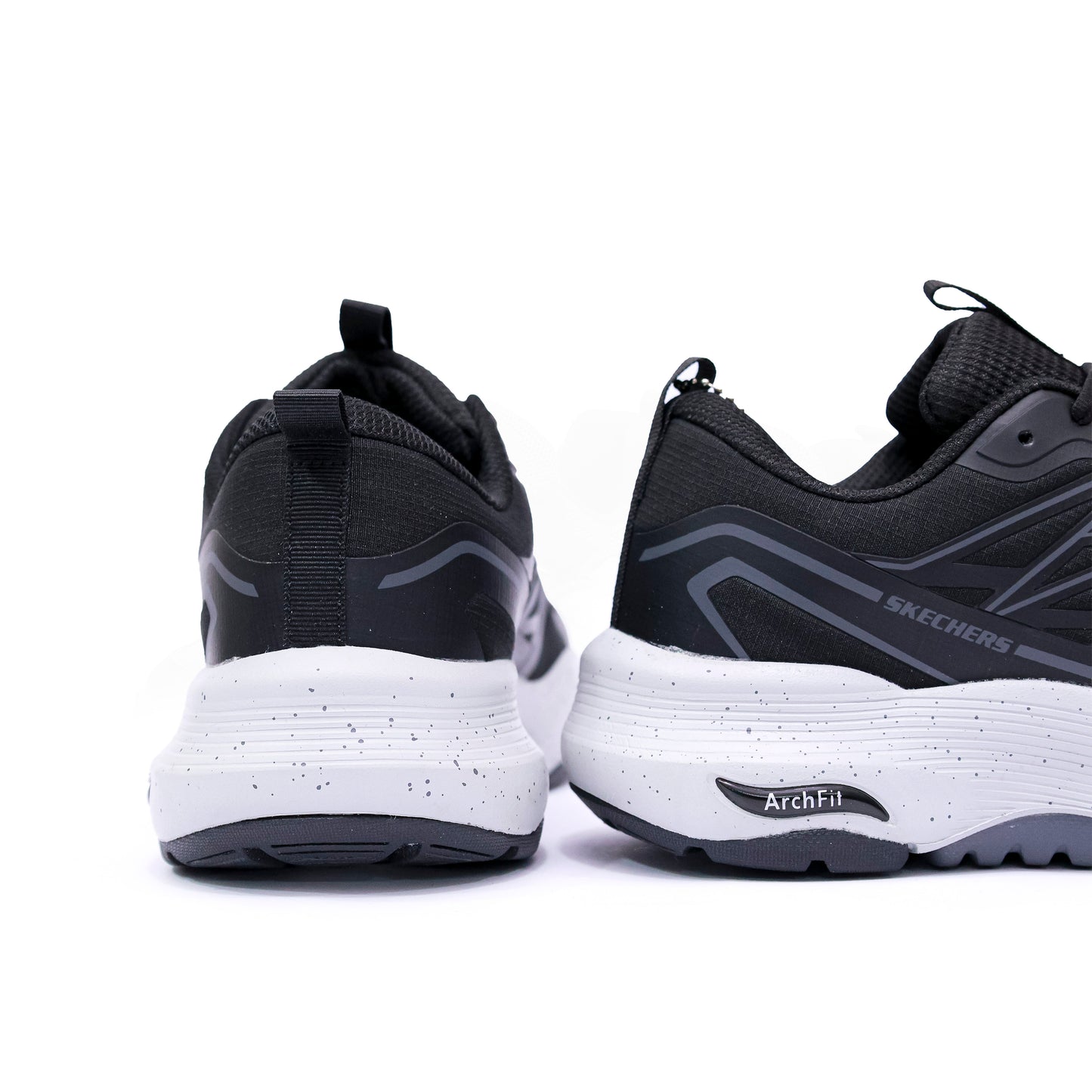 SKECHERS ARCH FIT GOOD YEAR MIRROR BLACK - 4195