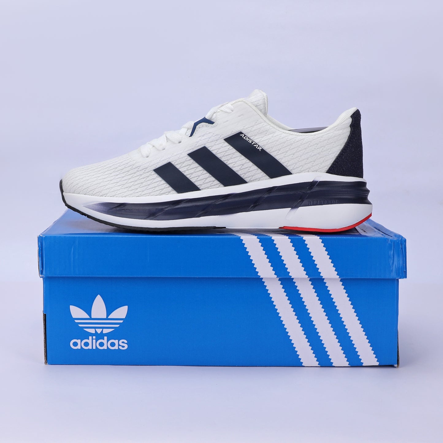 ADIDAS ADISTAR 2 MIRROR WHITE NAVY- 302