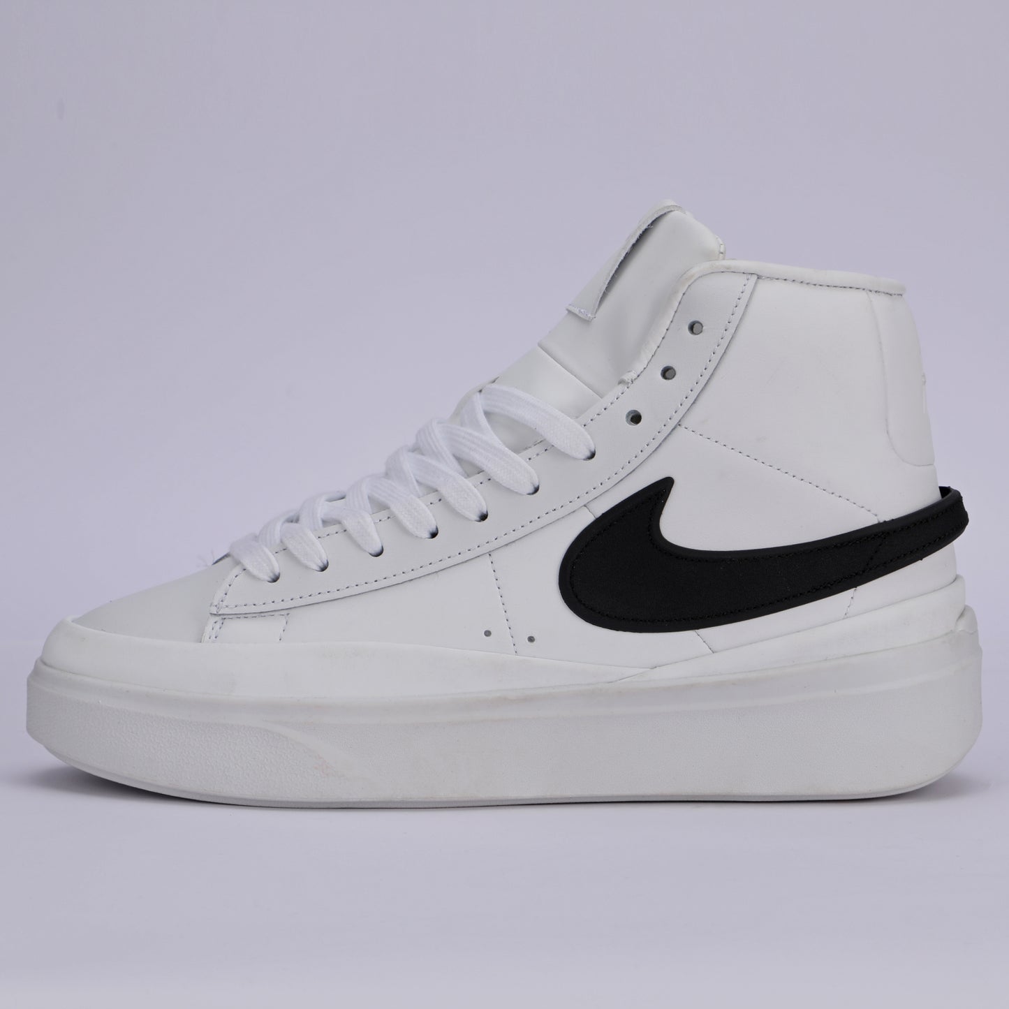 NIKE PHANTOM MID MIRROR WHITE BLACK - 4107