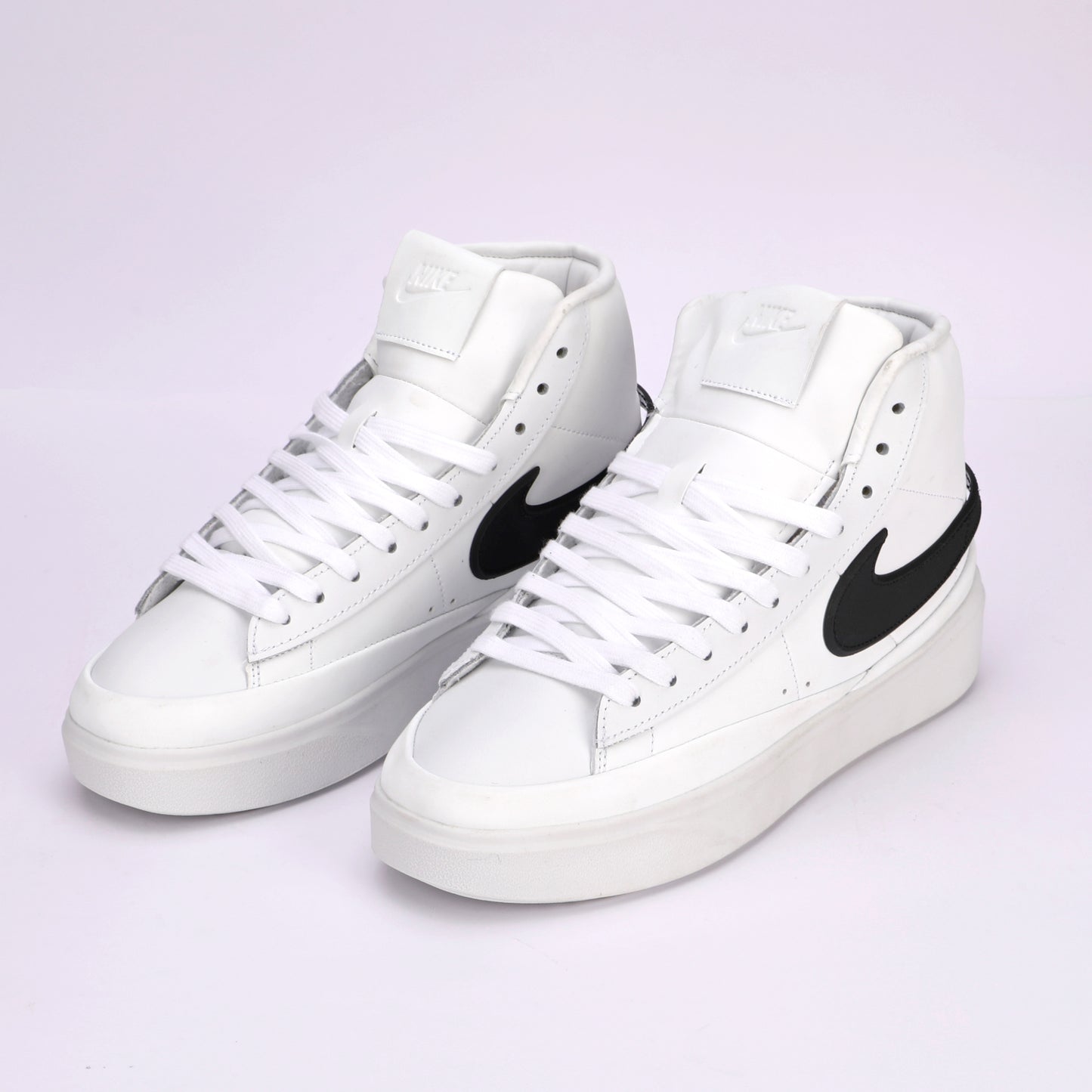 NIKE PHANTOM MID MIRROR WHITE BLACK - 4107