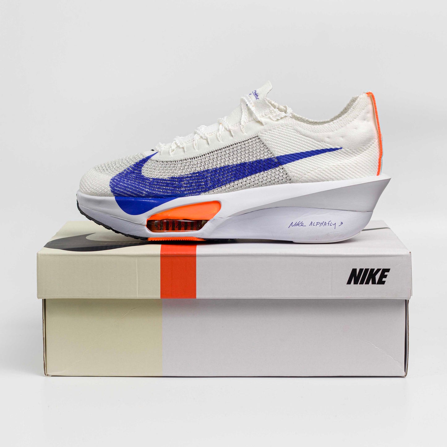 NIKE AIR ZOOM ALPHAFLY NEXT% MIRROR WHITE BLUE - 4086