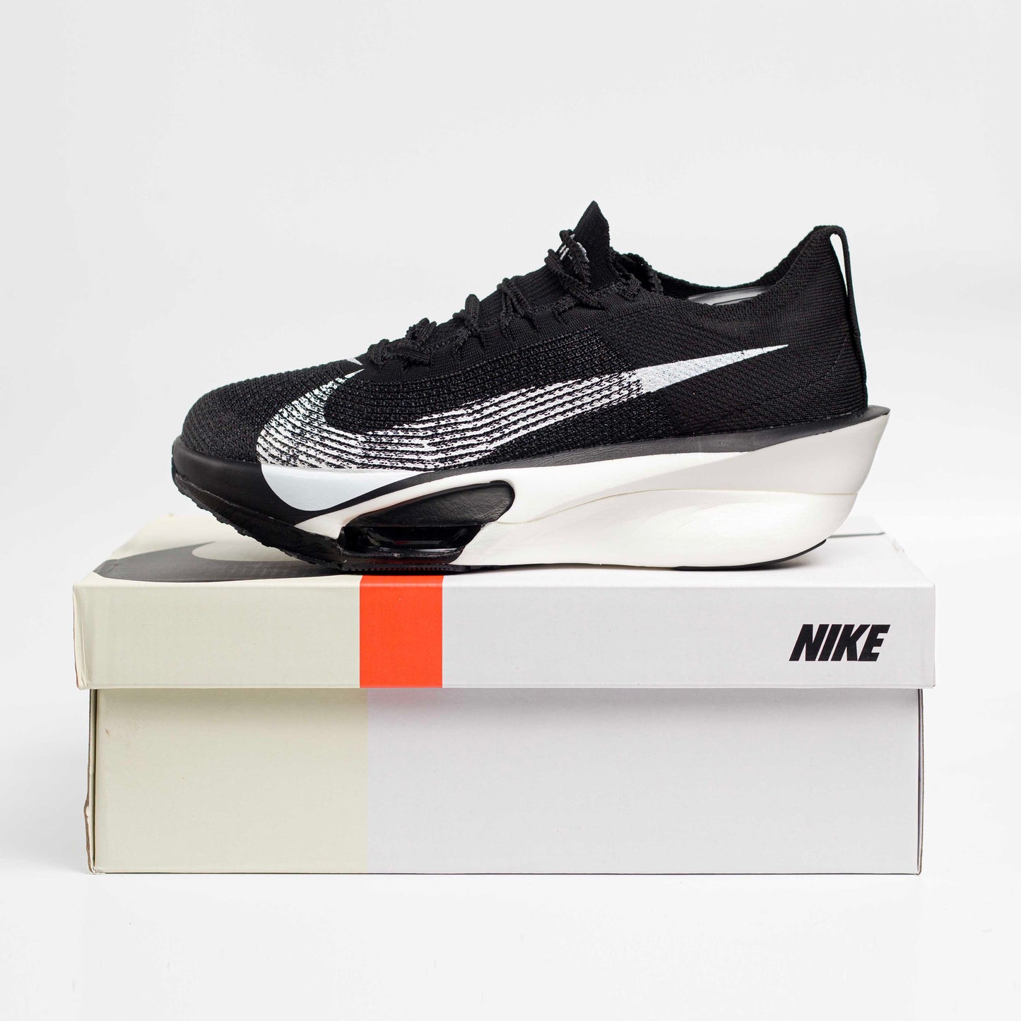 NIKE AIR ZOOM ALPHAFLY NEXT% MIRROR BLACK WH - 4088