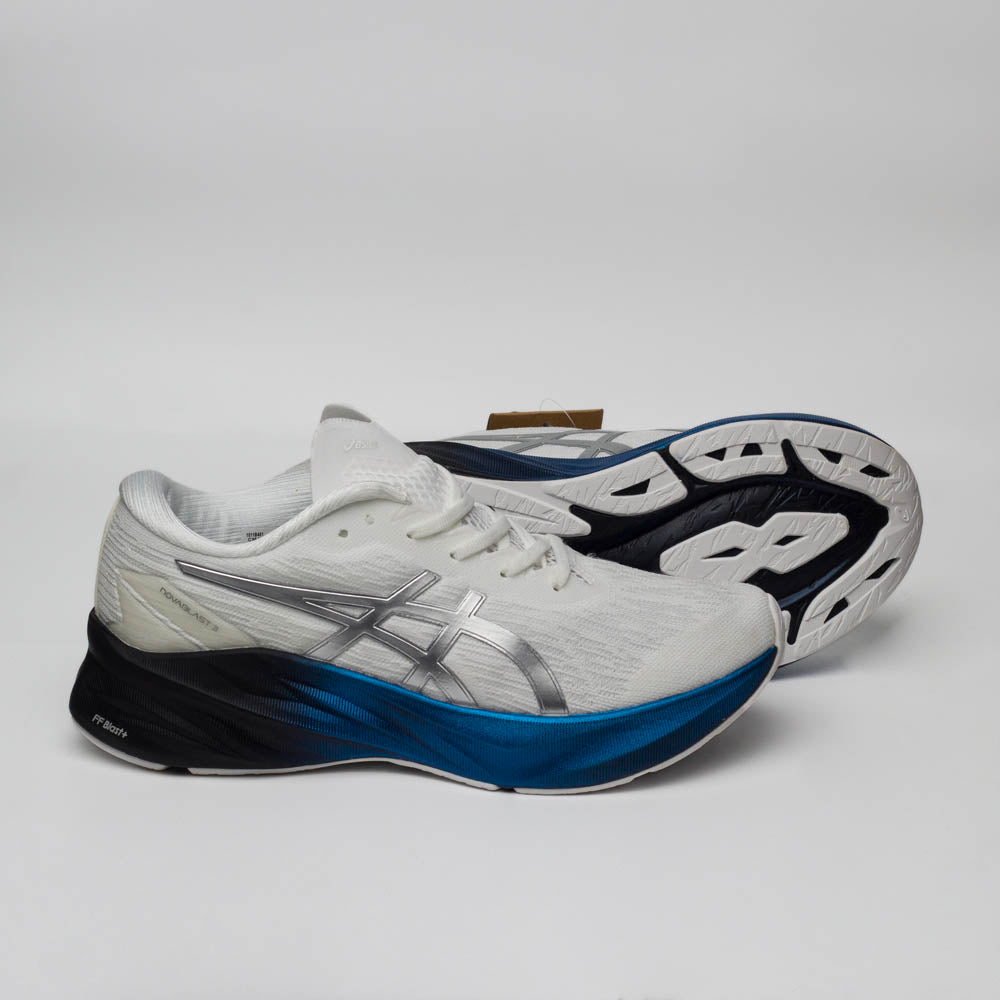 ASICS NOVABLAST 3 MIRROR WHITE NAVY - 4137