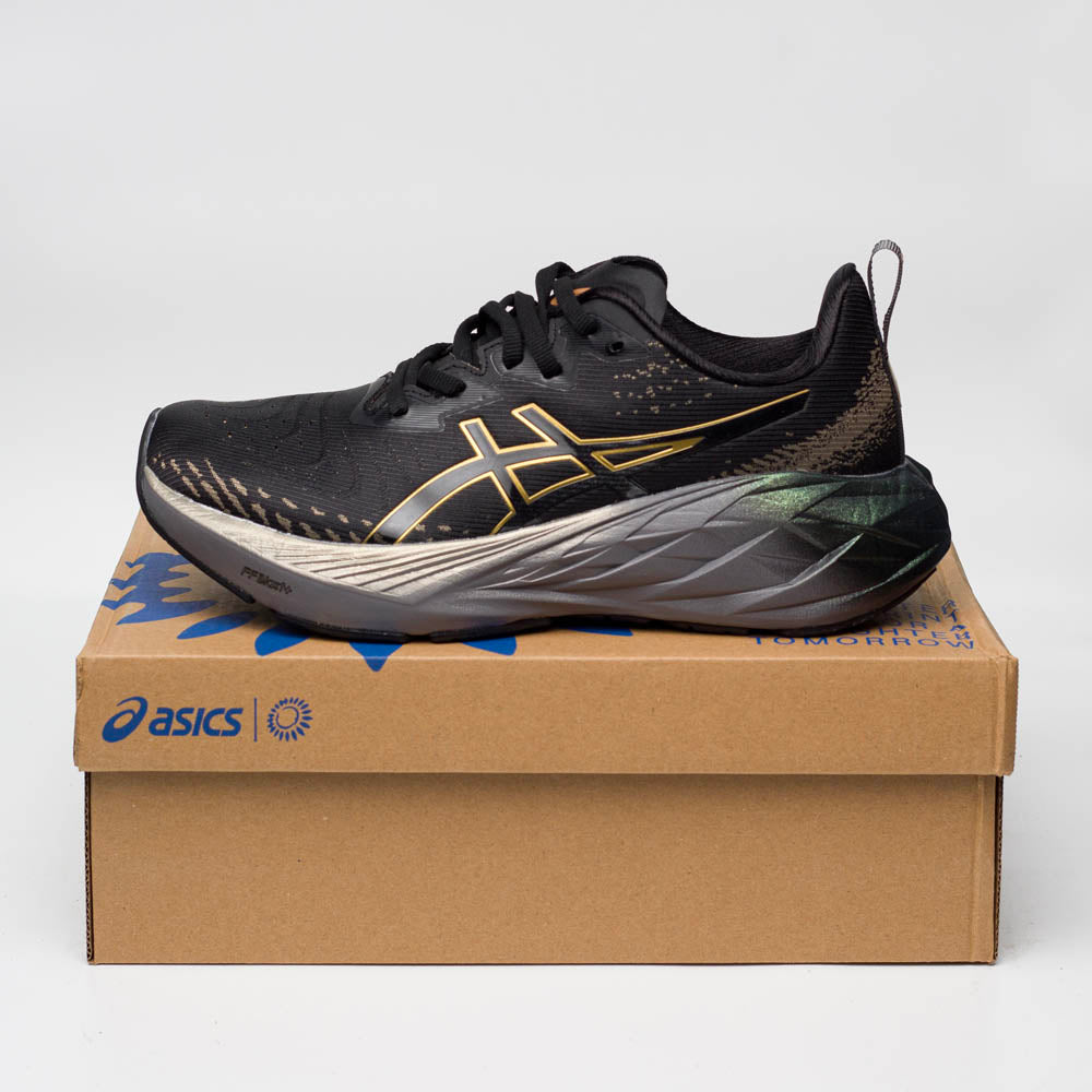ASICS NOVABLAST 4 MIRROR BLACK GOLD - 4142