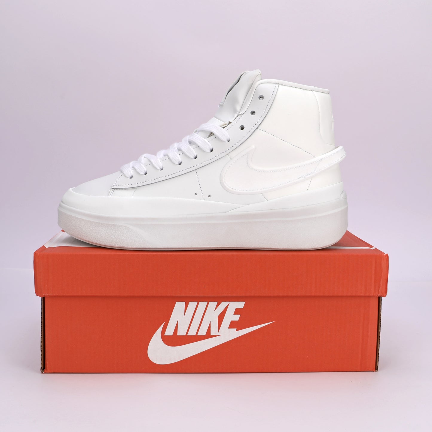 NIKE PHANTOM MID MIRROR ALL WHITE - 4106