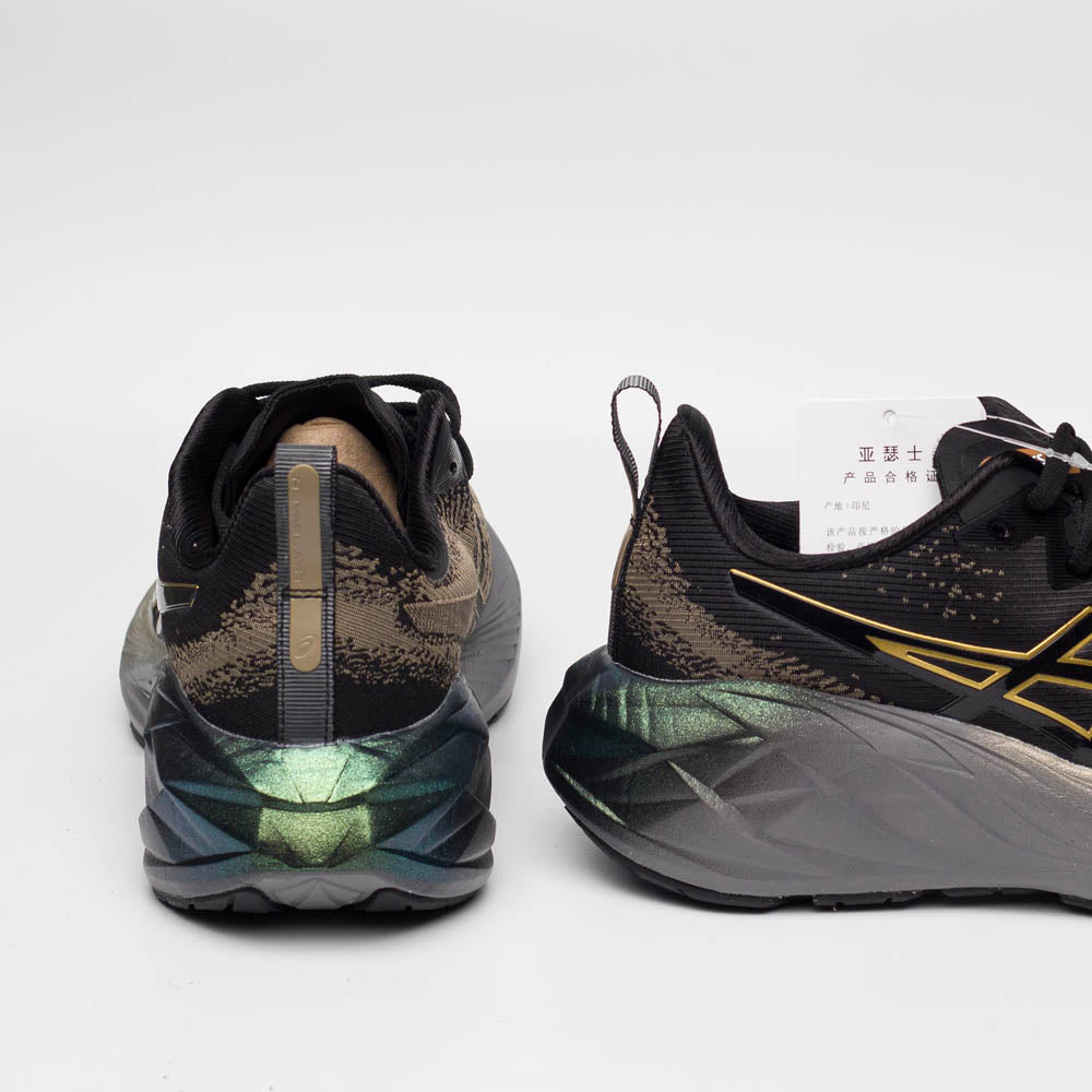 ASICS NOVABLAST 4 MIRROR BLACK GOLD - 4142