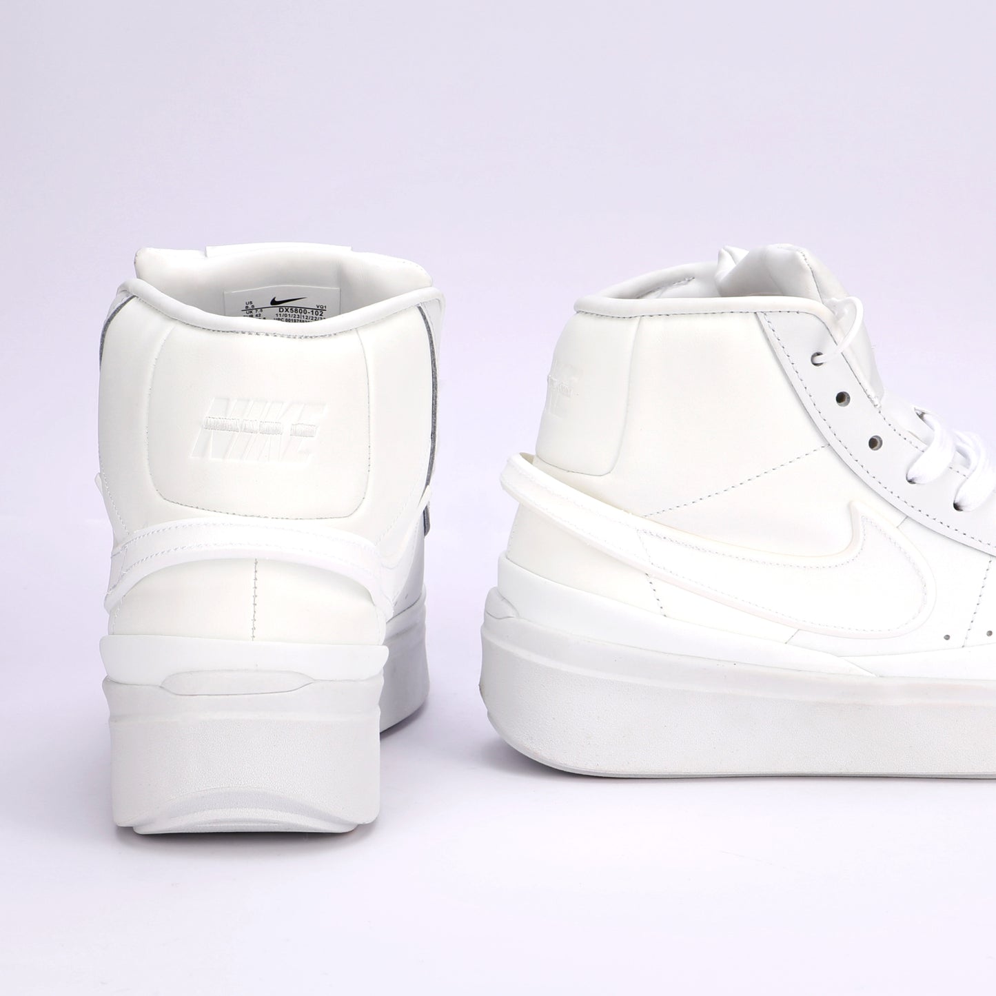 NIKE PHANTOM MID MIRROR ALL WHITE - 4106