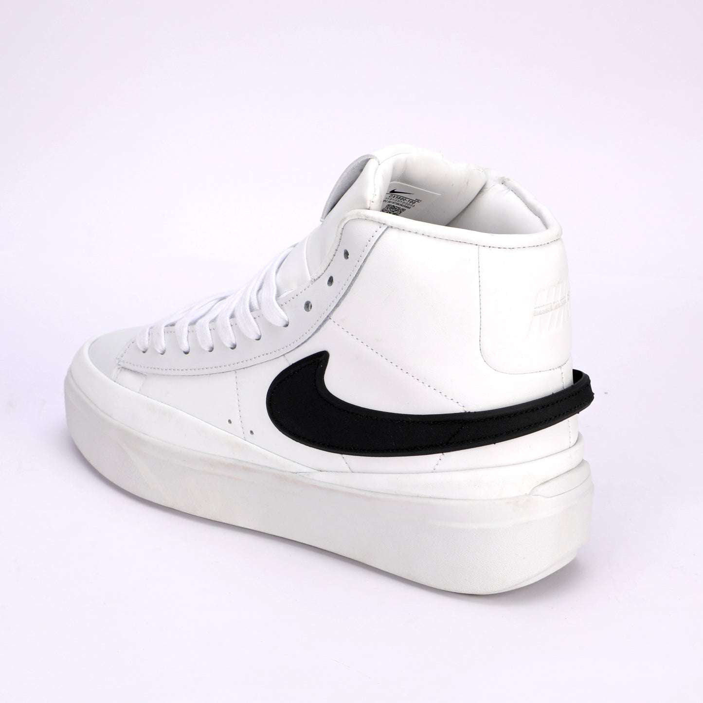 NIKE PHANTOM MID MIRROR WHITE BLACK - 4107