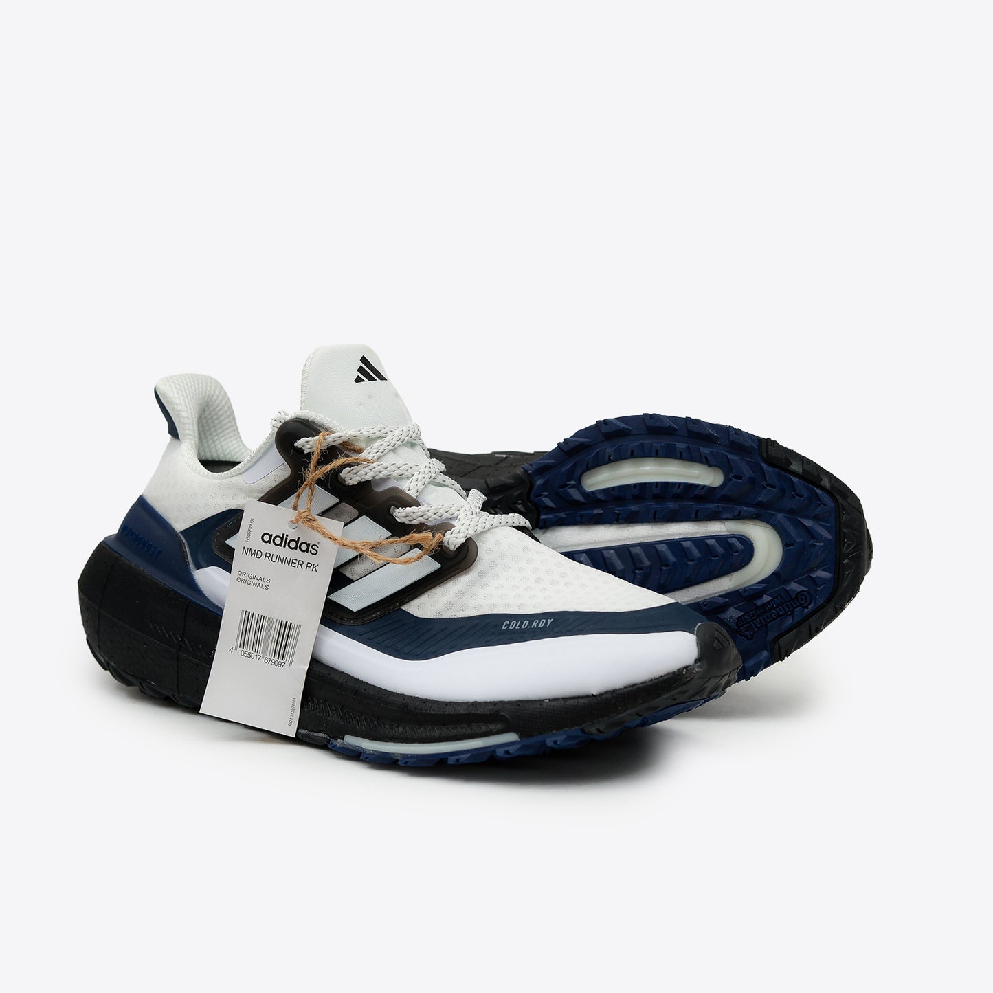 AD ULTRABOOST MIRROR LIGHT WHITE DARK BLUE BLACK - 4300