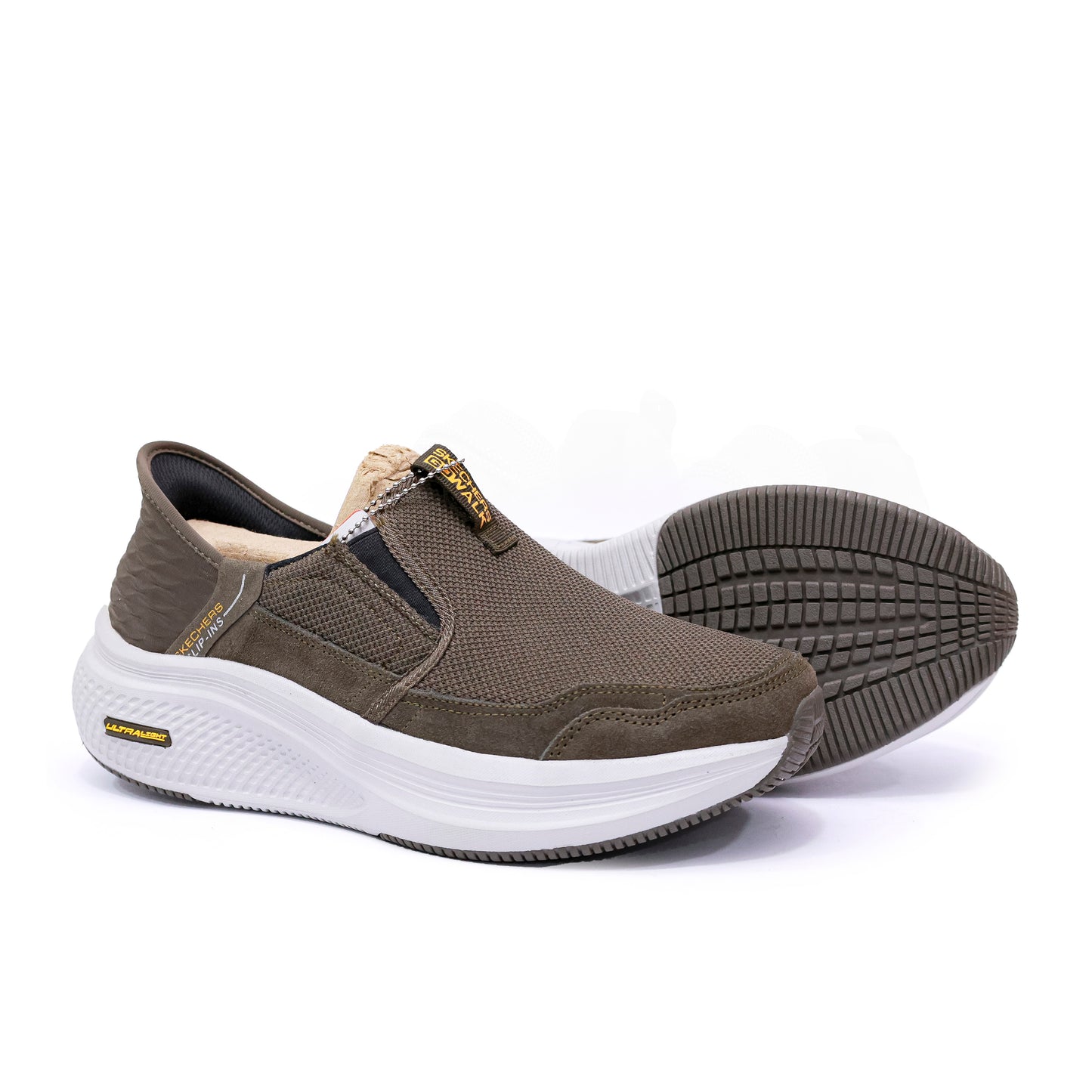 SKECHERS SLIP-INS ULTRA MIRROR KHAKI - 4211