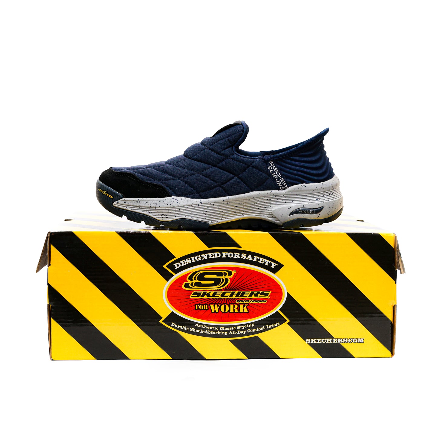 SKECHERS ARCH FIT MIRROR NAVY - 4165