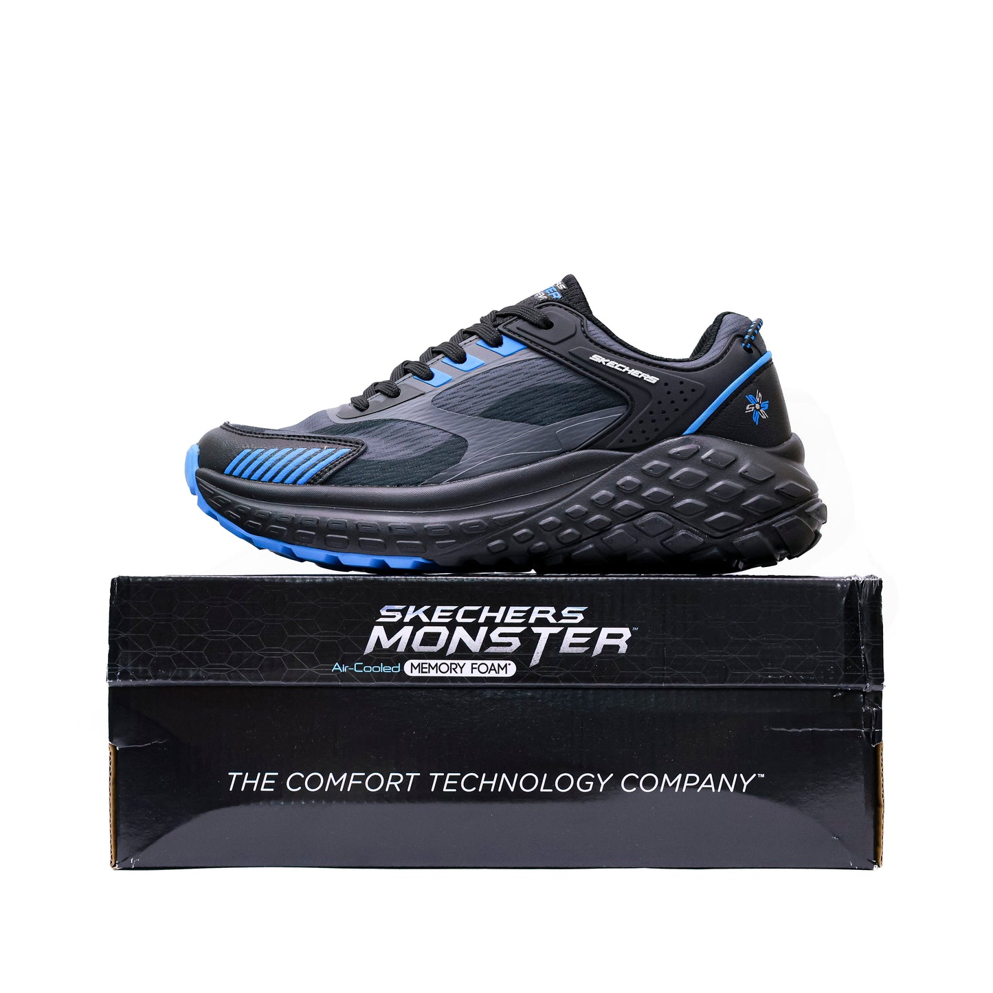 SKECHERS MONSTER EVO MIRROR BLACK - 4196