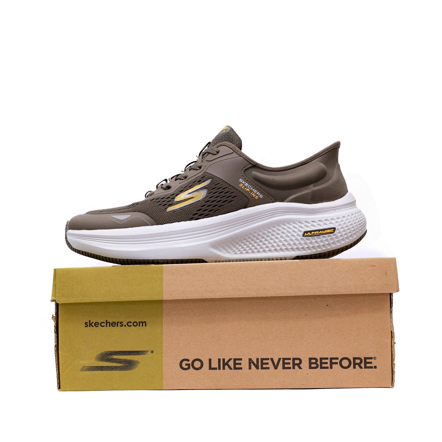 SKECHERS SLIP-INS MIRROR KHAKI - 4205