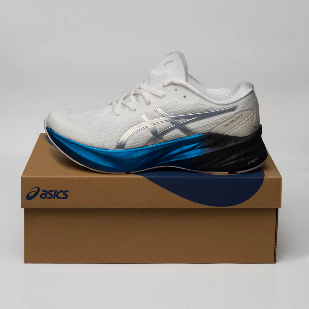 ASICS NOVABLAST 3 MIRROR WHITE NAVY - 4137