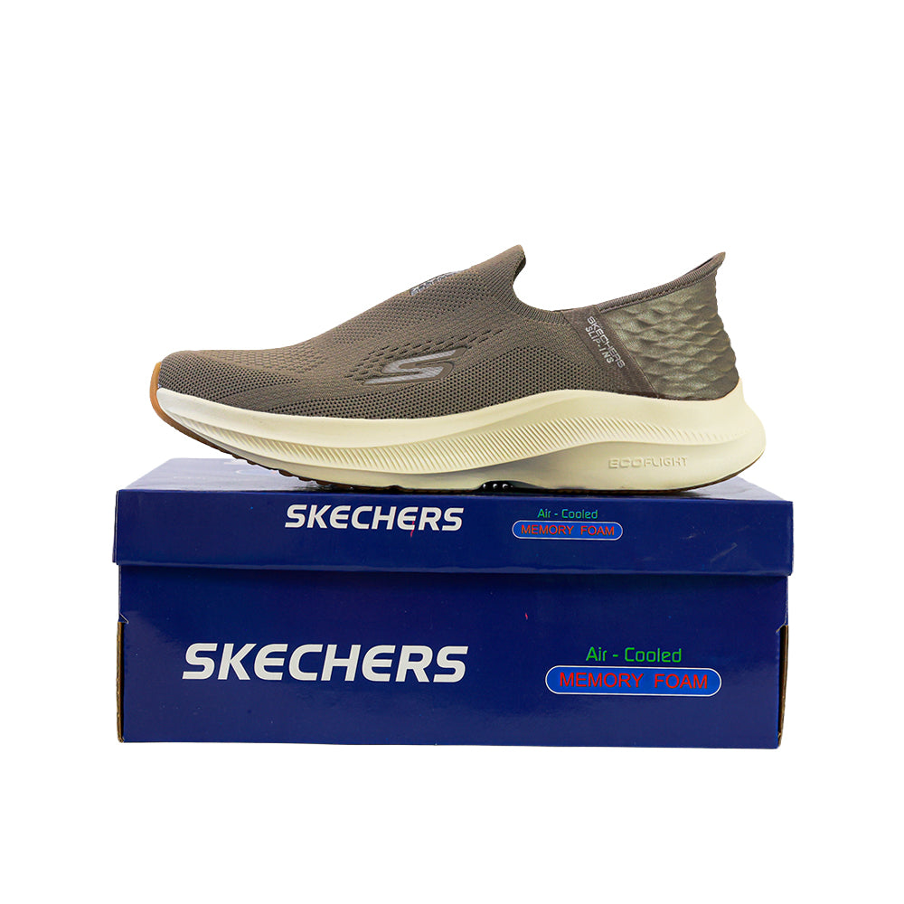 SKECHERS SLIP-INS BIG SIZE MIRROR BIEGE - 4395
