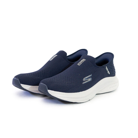 SKECHERS SLIP-INS BIG SIZE MIRROR NAVY - 4393