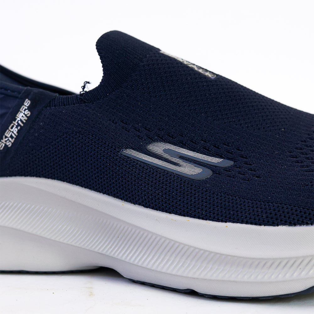 SKECHERS SLIP-INS BIG SIZE MIRROR NAVY - 4393