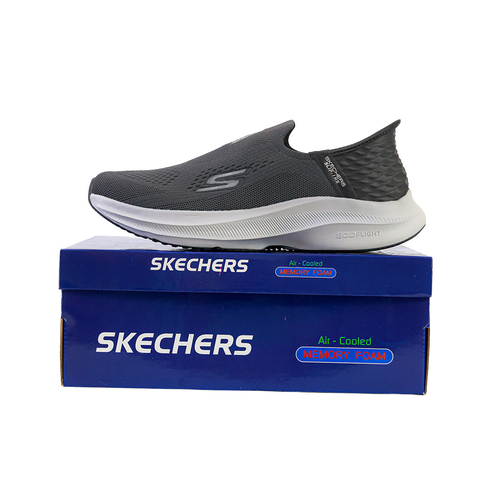 SKECHERS SLIP-INS BIG SIZE MIRROR GREY - 4394