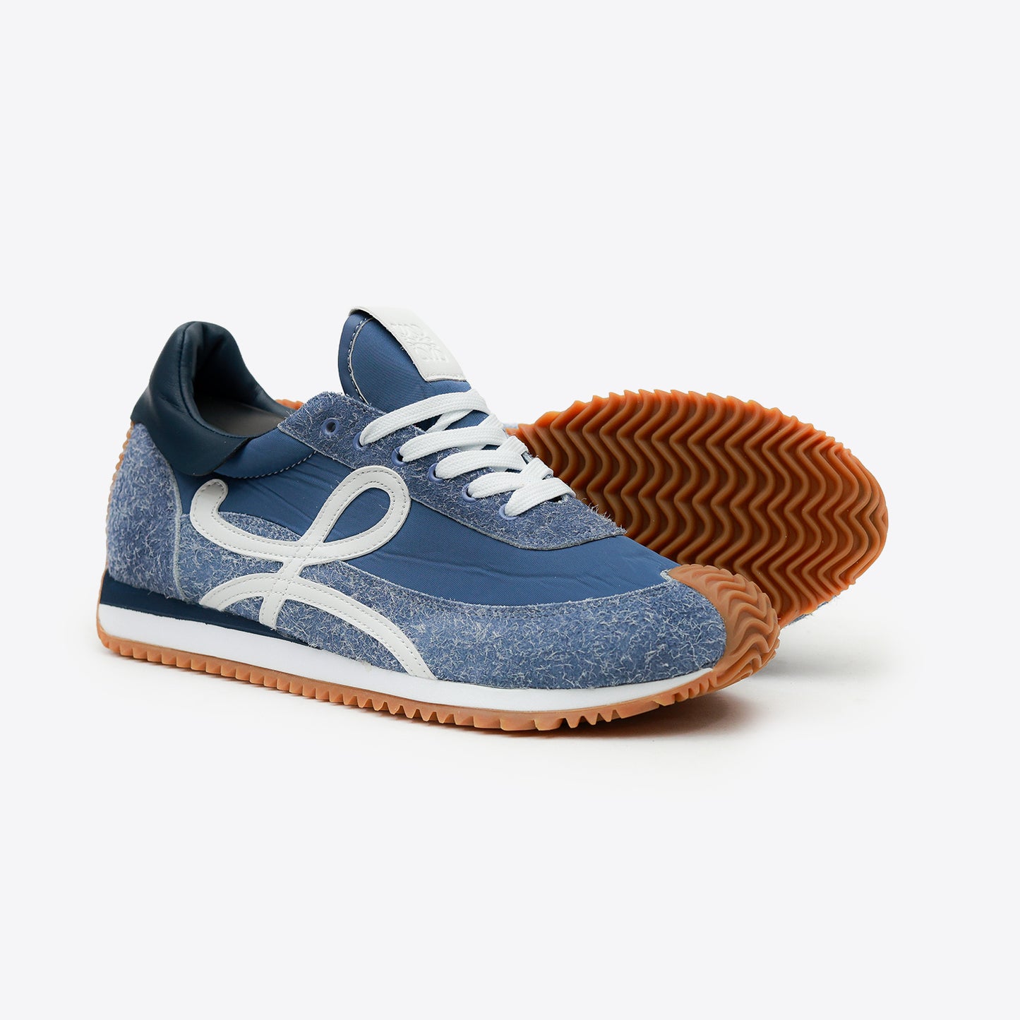 LOEWE FLOW RUNNER MIRROR BLUE ORNATE BROWN - 4309