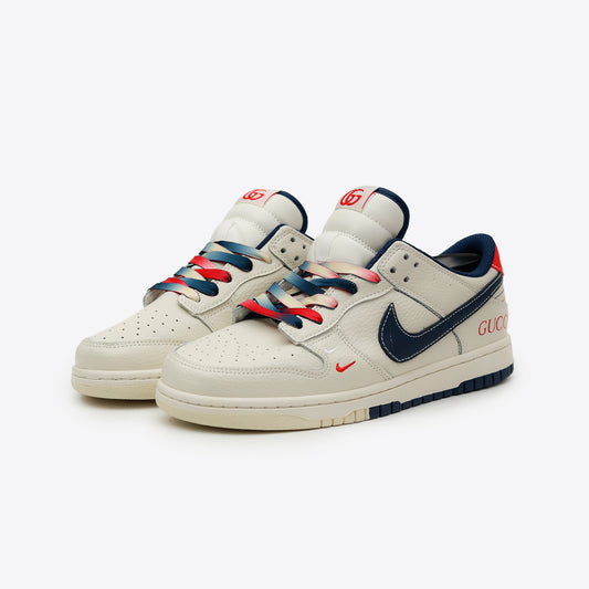 NI DUNK LOW MIRROR WHITE BLUE GU LOGO - 4307