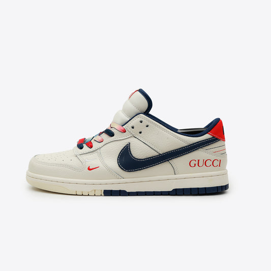 NI DUNK LOW MIRROR WHITE BLUE GU LOGO - 4307