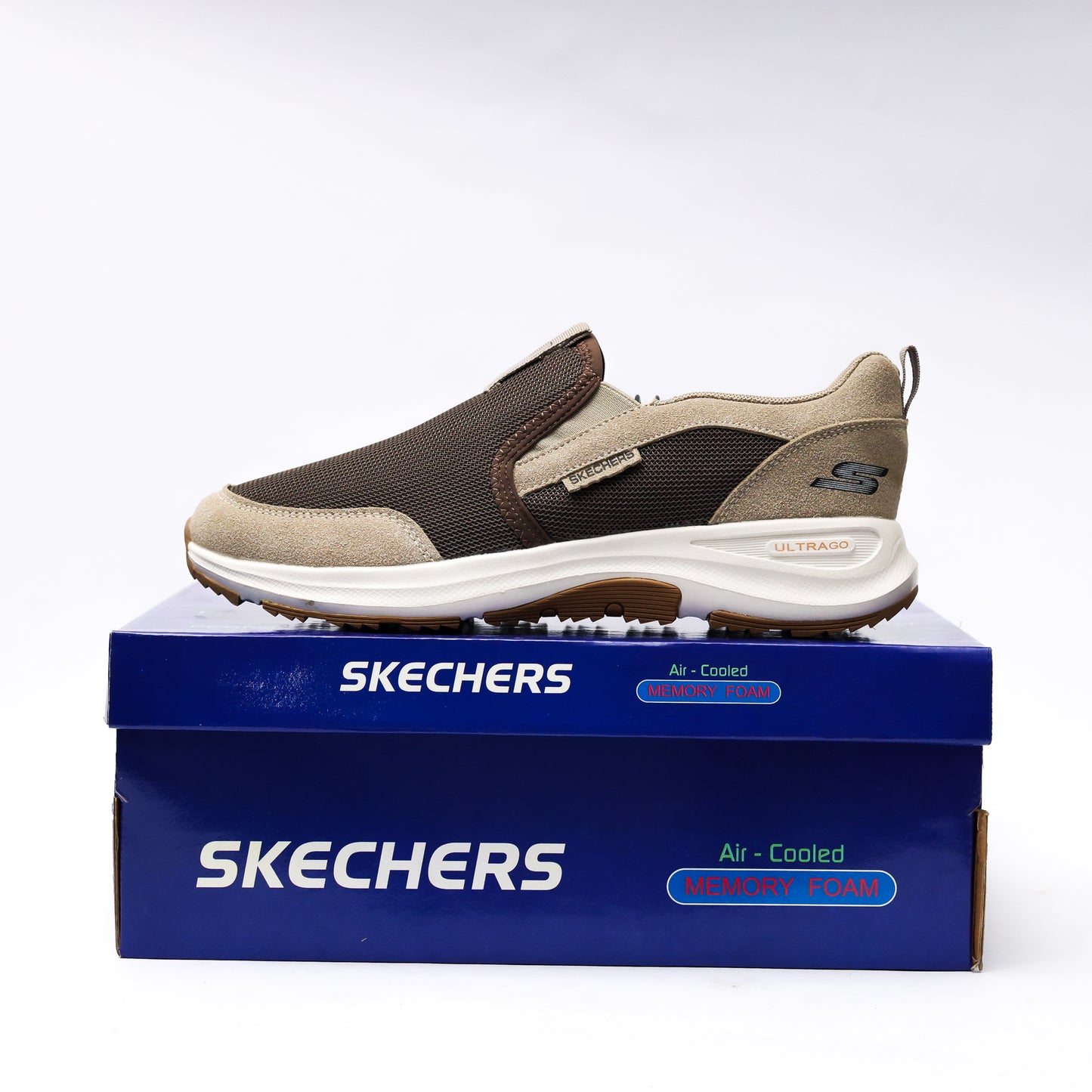SKECHERS SLIP-INS MIRROR  BIEGE - 4363