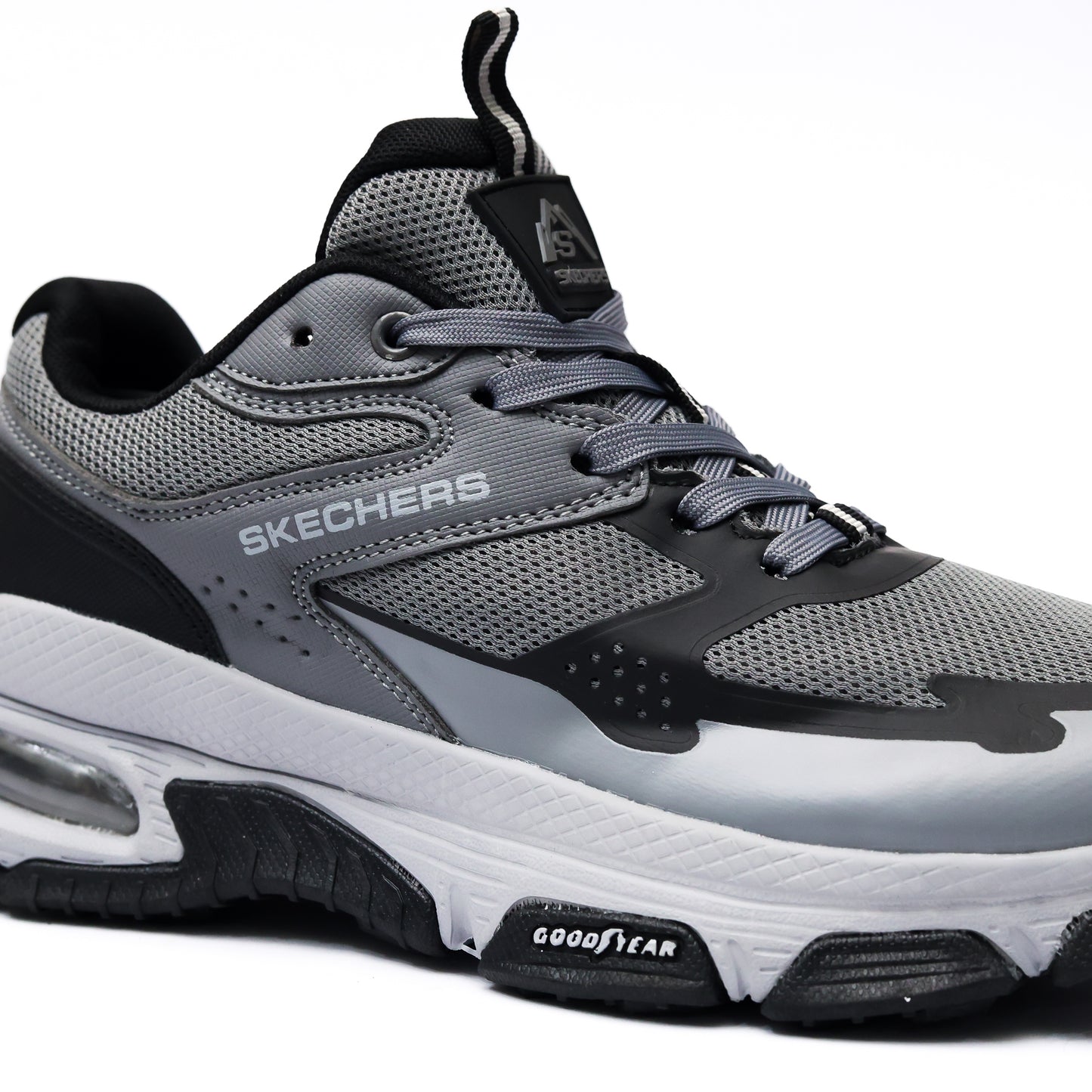 SKECHERS AIR SLEEK ENVOY MIRROR  DK GREY - 4361