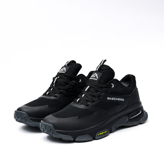 SKECHERS AIR SLEEK ENVOY MIRROR  ALL BLACK - 4359