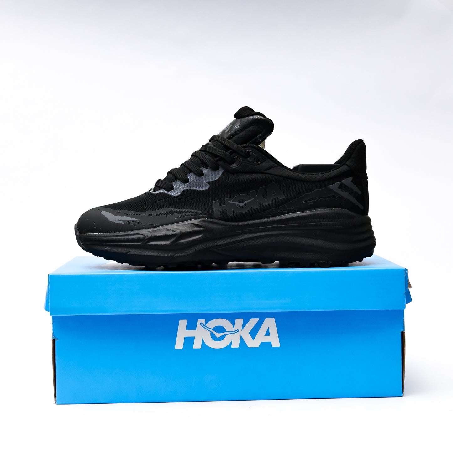 HOKA STINSON 7  MIRROR  ALL BALCK - 4347